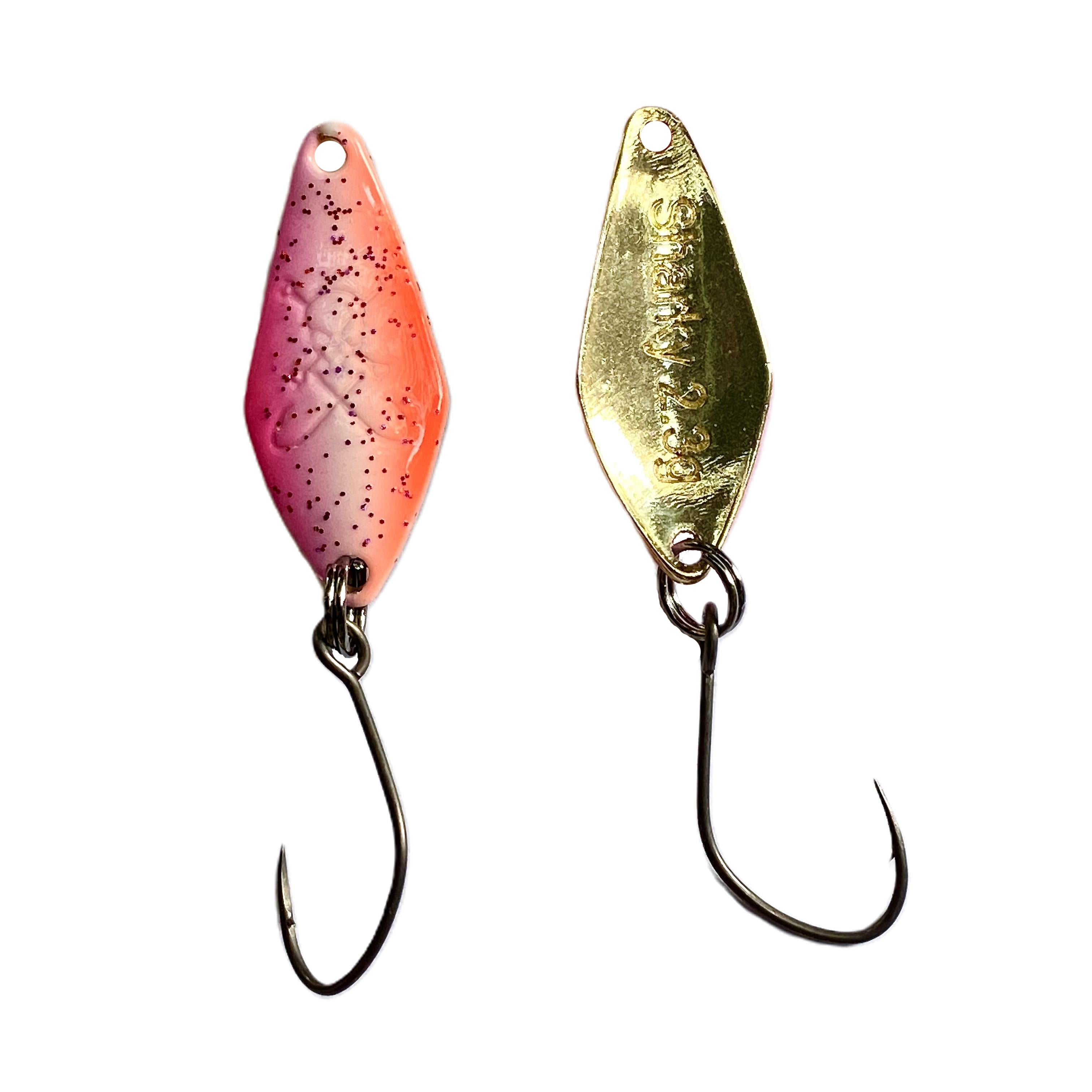 Forellenspoon Sharky mit 2,3 Gramm, Farbe 3 (Glow in the dark)