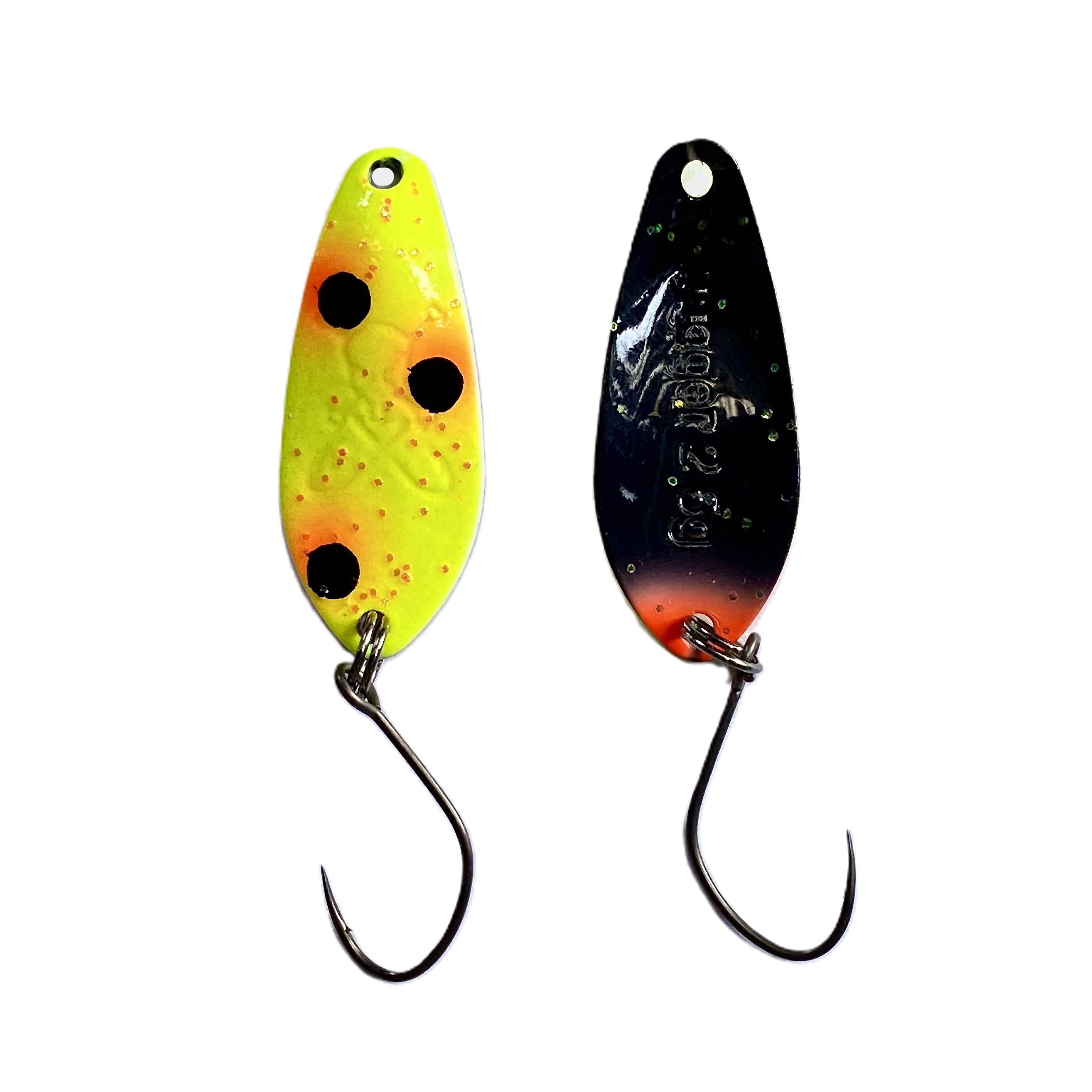 Forellenspoon Dagger mit 2,5 Gramm, Farbe 4 (Glow in the dark)