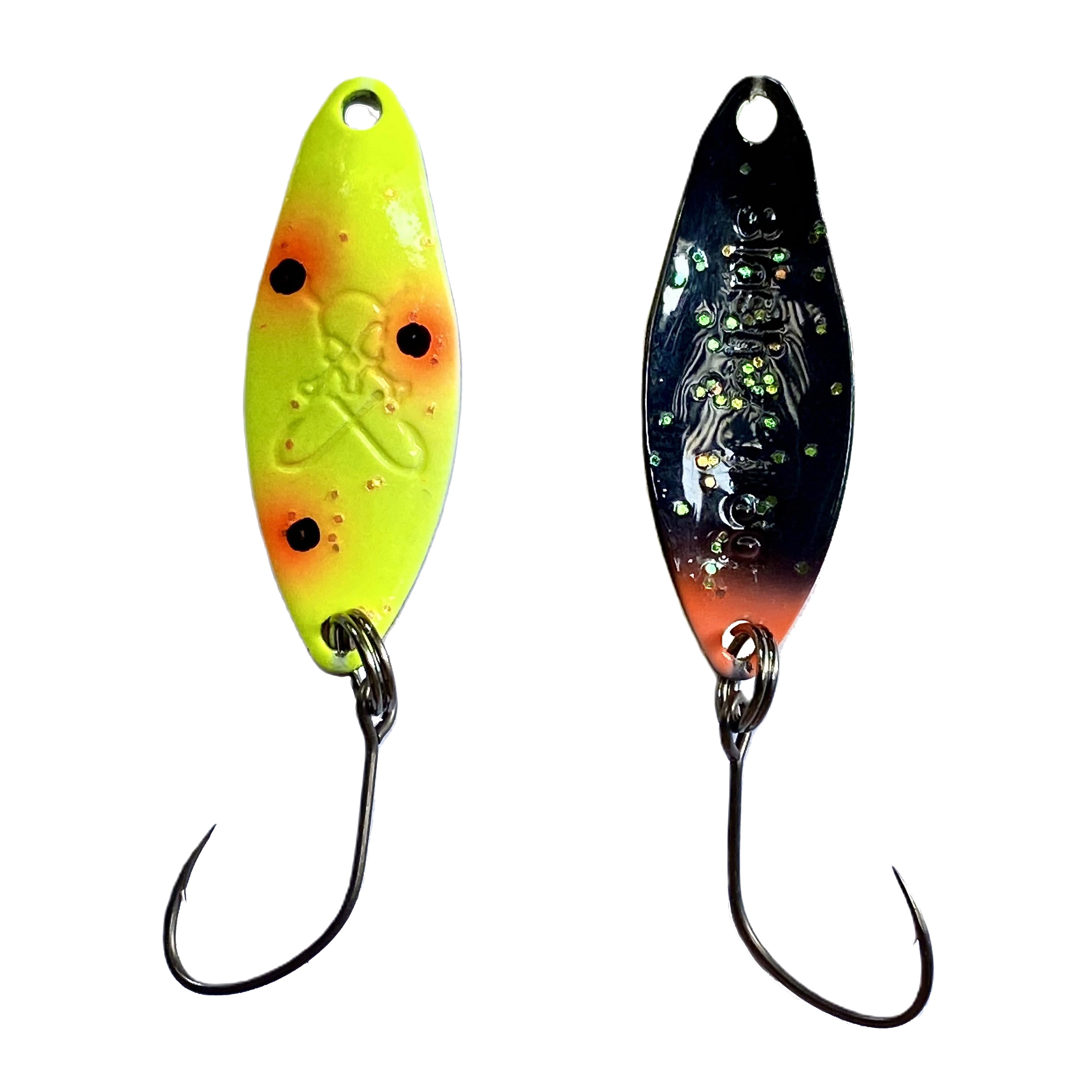 Forellenspoon Slasher mit 1,6 Gramm, Farbe 4 (Glow in the dark)