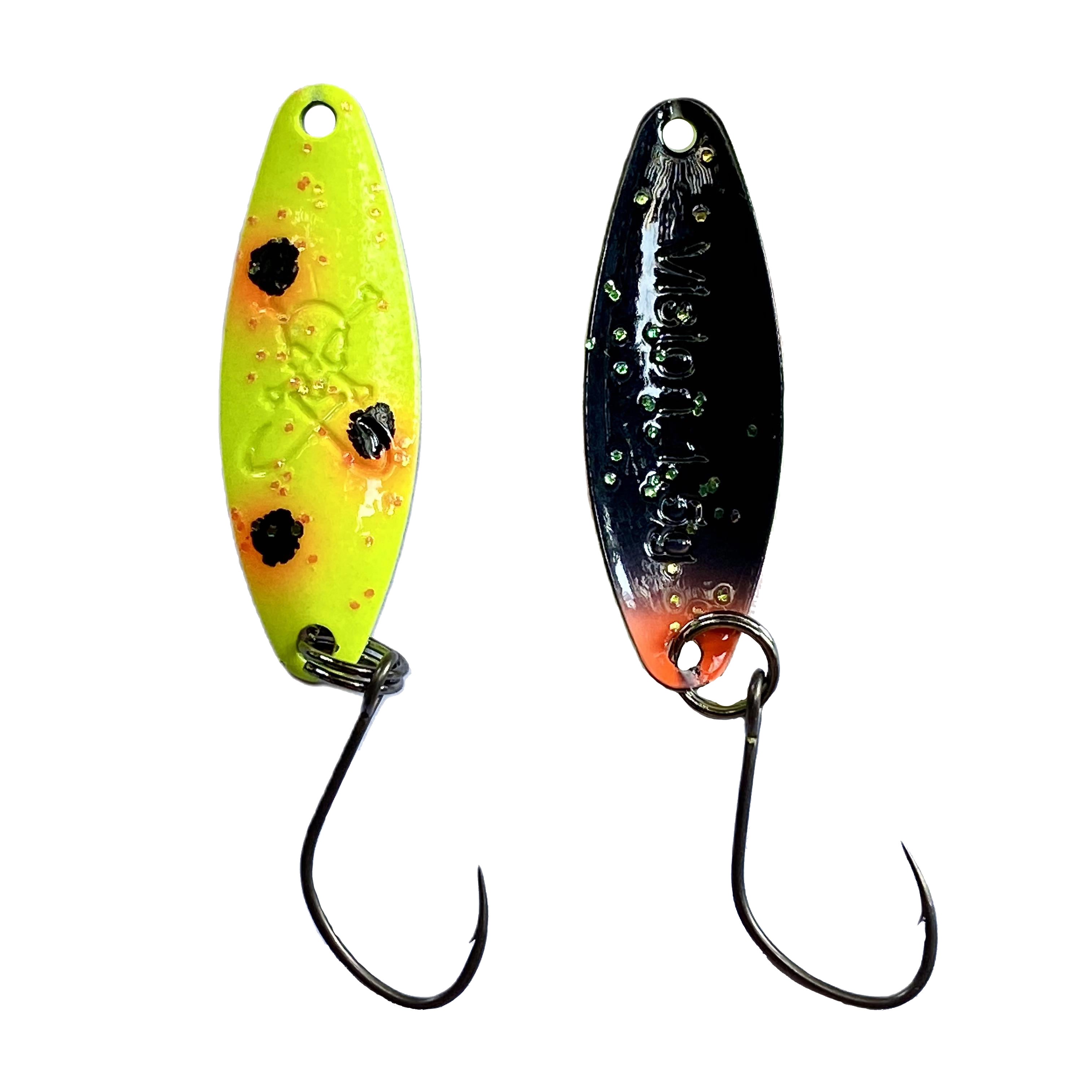 Forellenspoon Vision mit 1,5 Gramm, Farbe 4 (Glow in the dark)