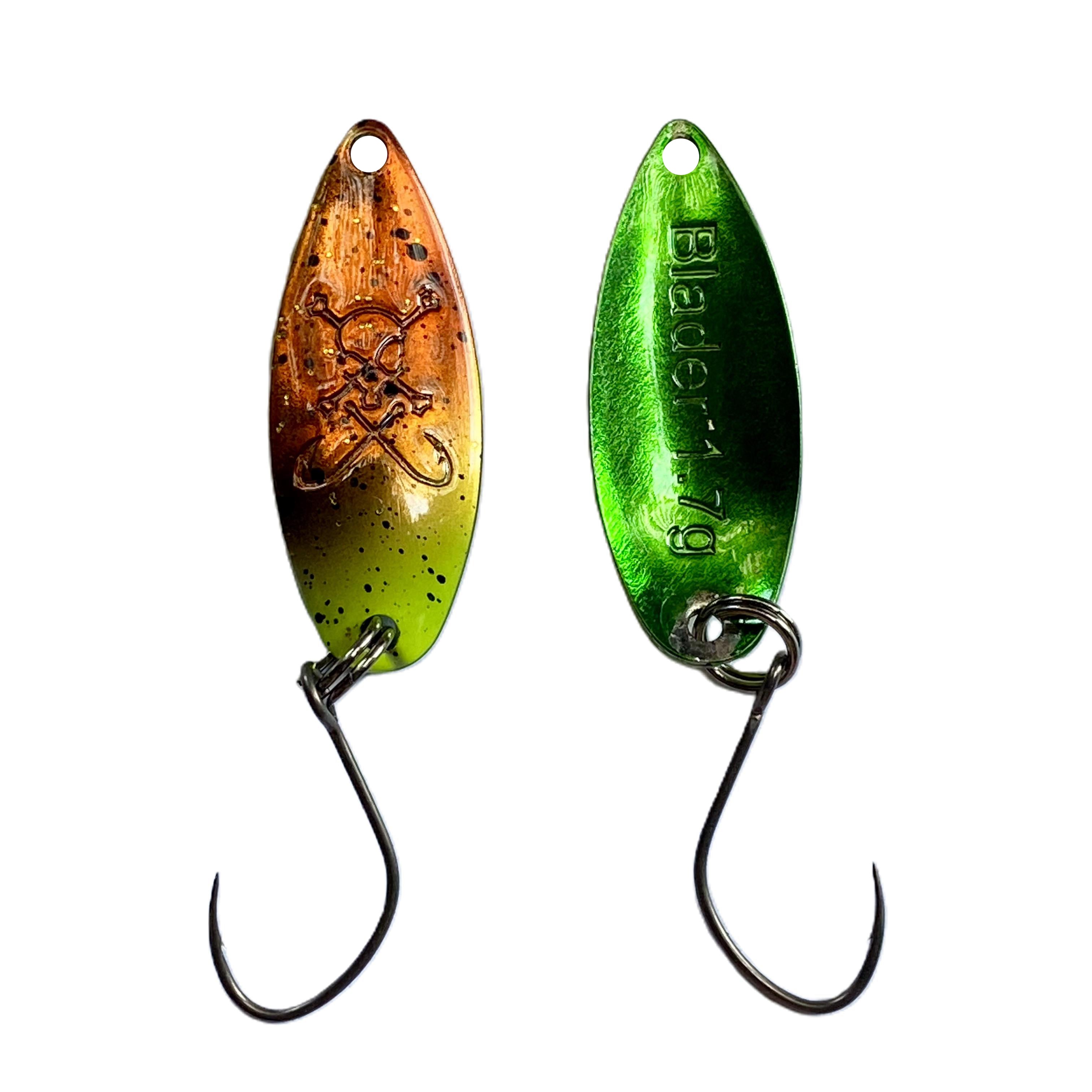 Forellenspoon Blader mit 1,7 Gramm, Farbe 5 (Glow in the dark)