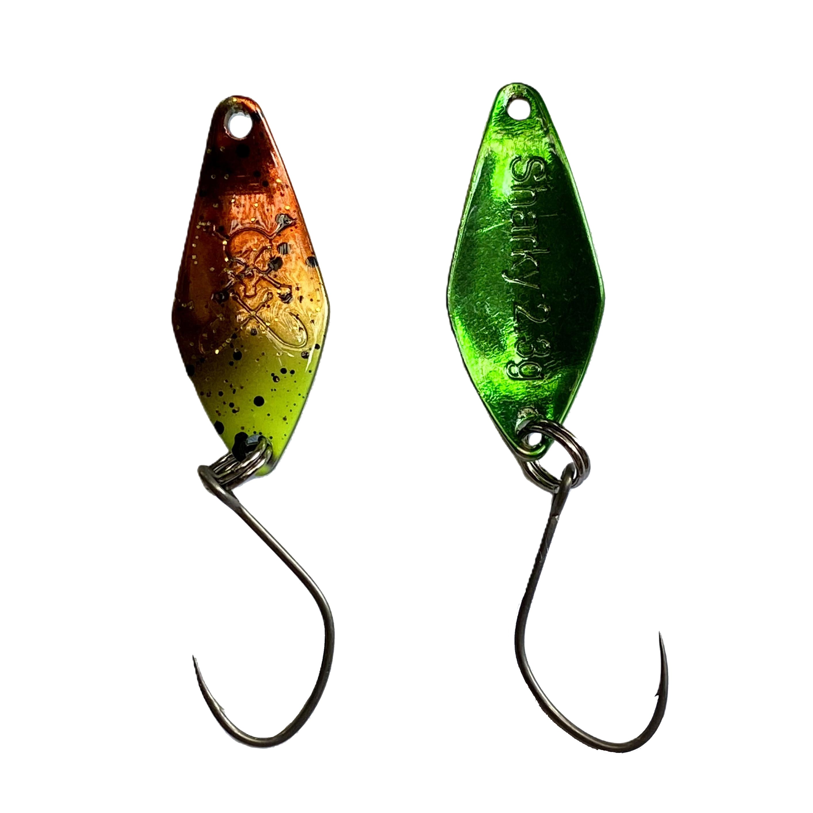 Forellenspoon Sharky mit 2,3 Gramm, Farbe 5 (Glow in the dark)