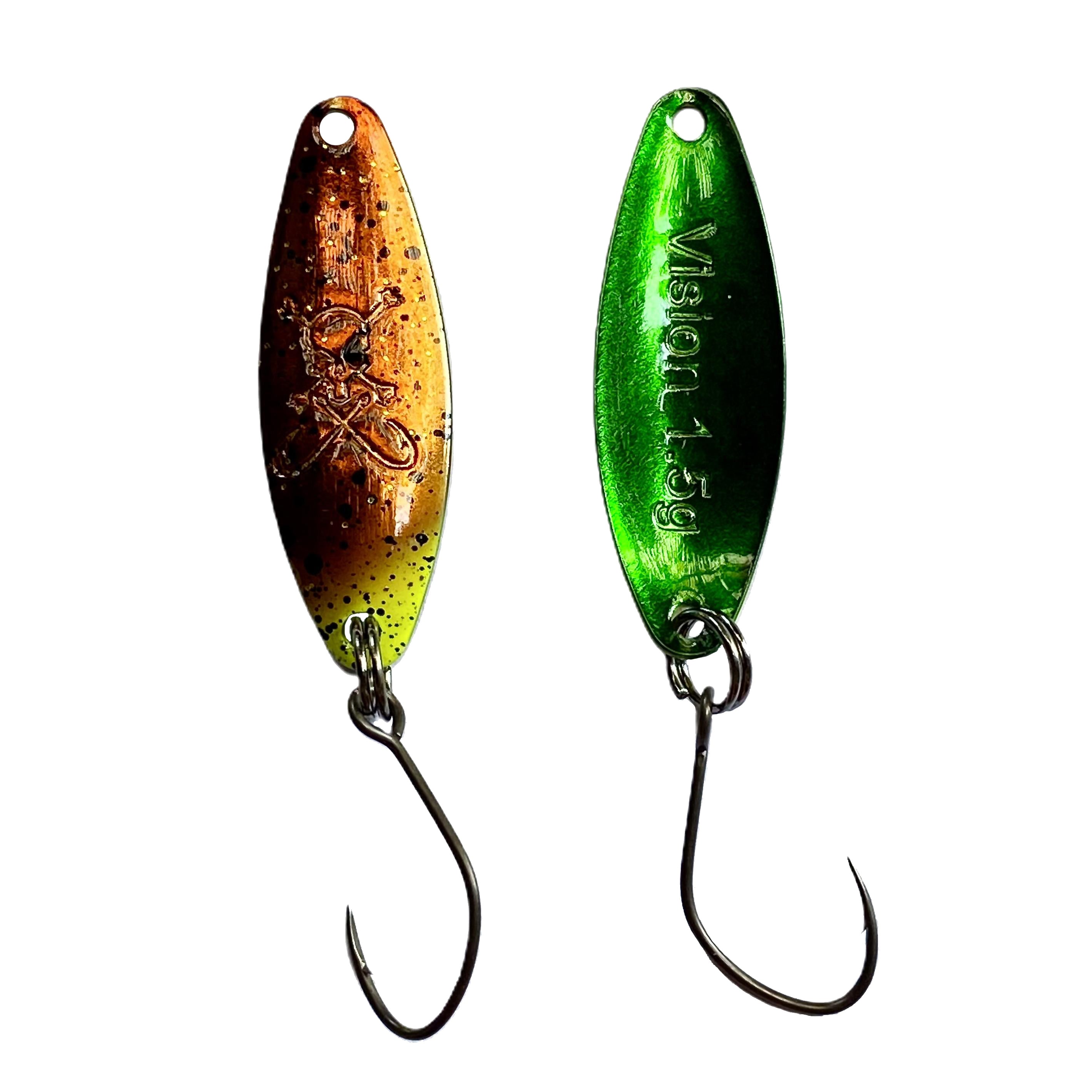 Forellenspoon Vision mit 1,5 Gramm, Farbe 5 (Glow in the dark)