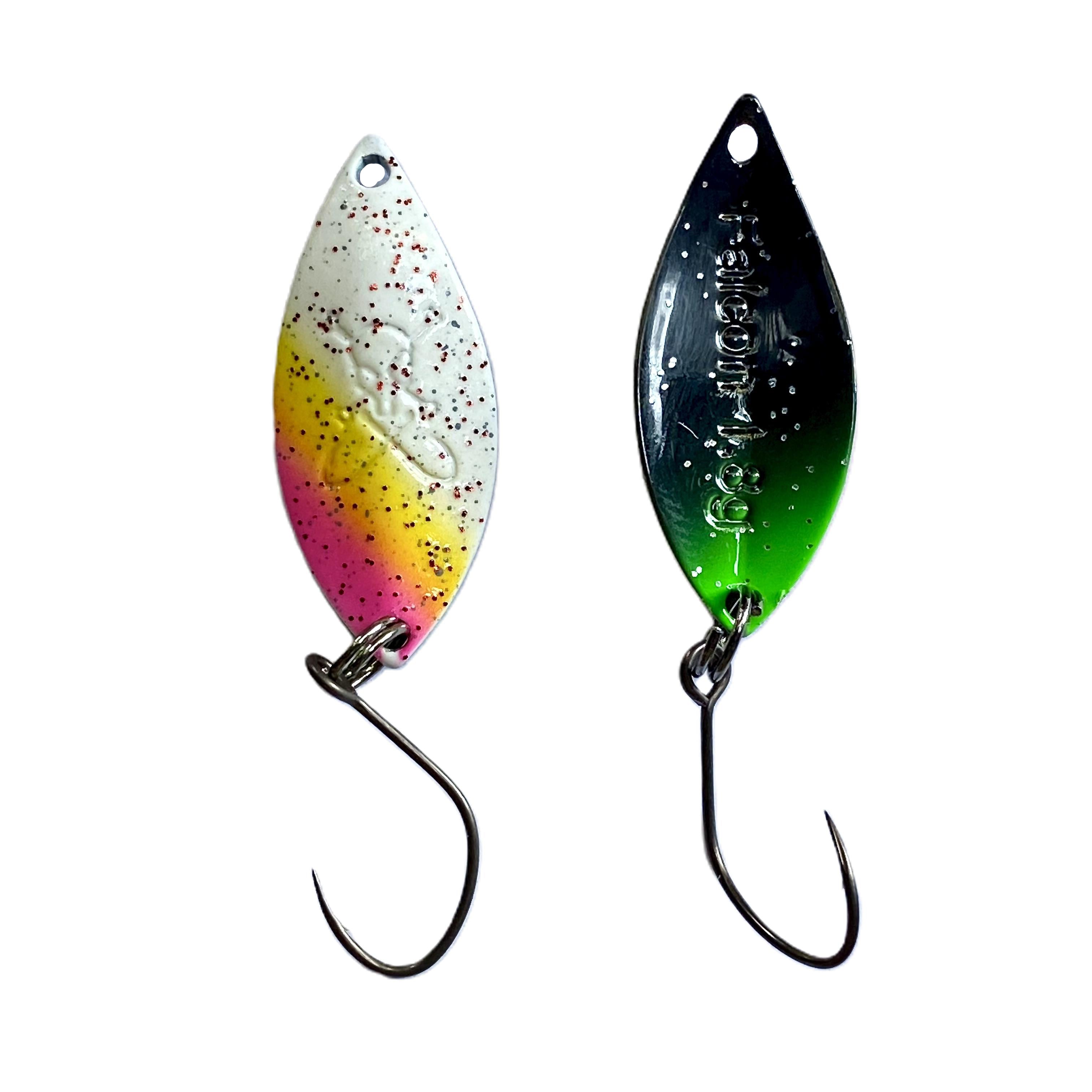 Forellenspoon Falcon mit 1,8 Gramm, Farbe 8 (Glow in the dark)