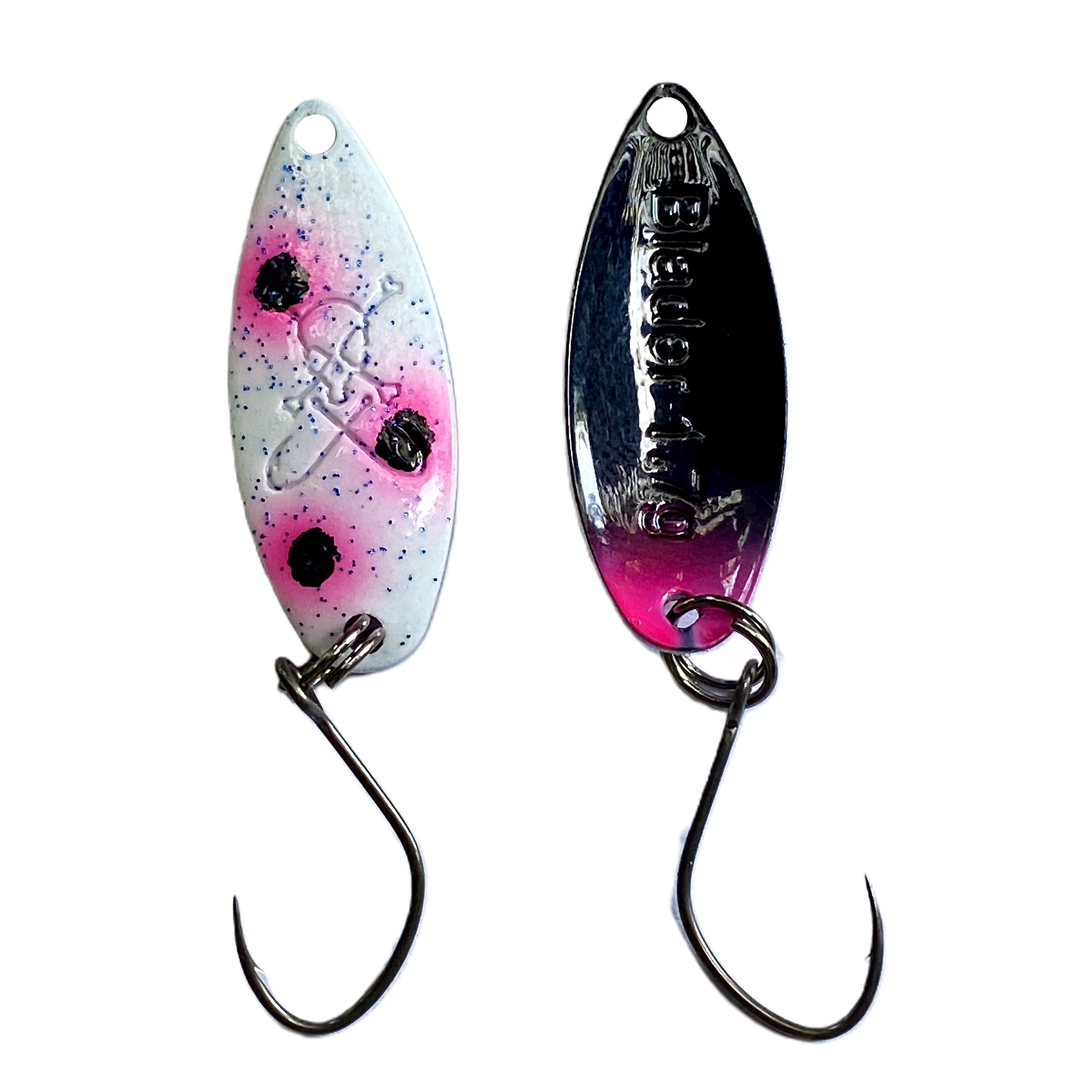 Forellenspoon Blader mit 1,7 Gramm, Farbe 9 (Glow in the dark)