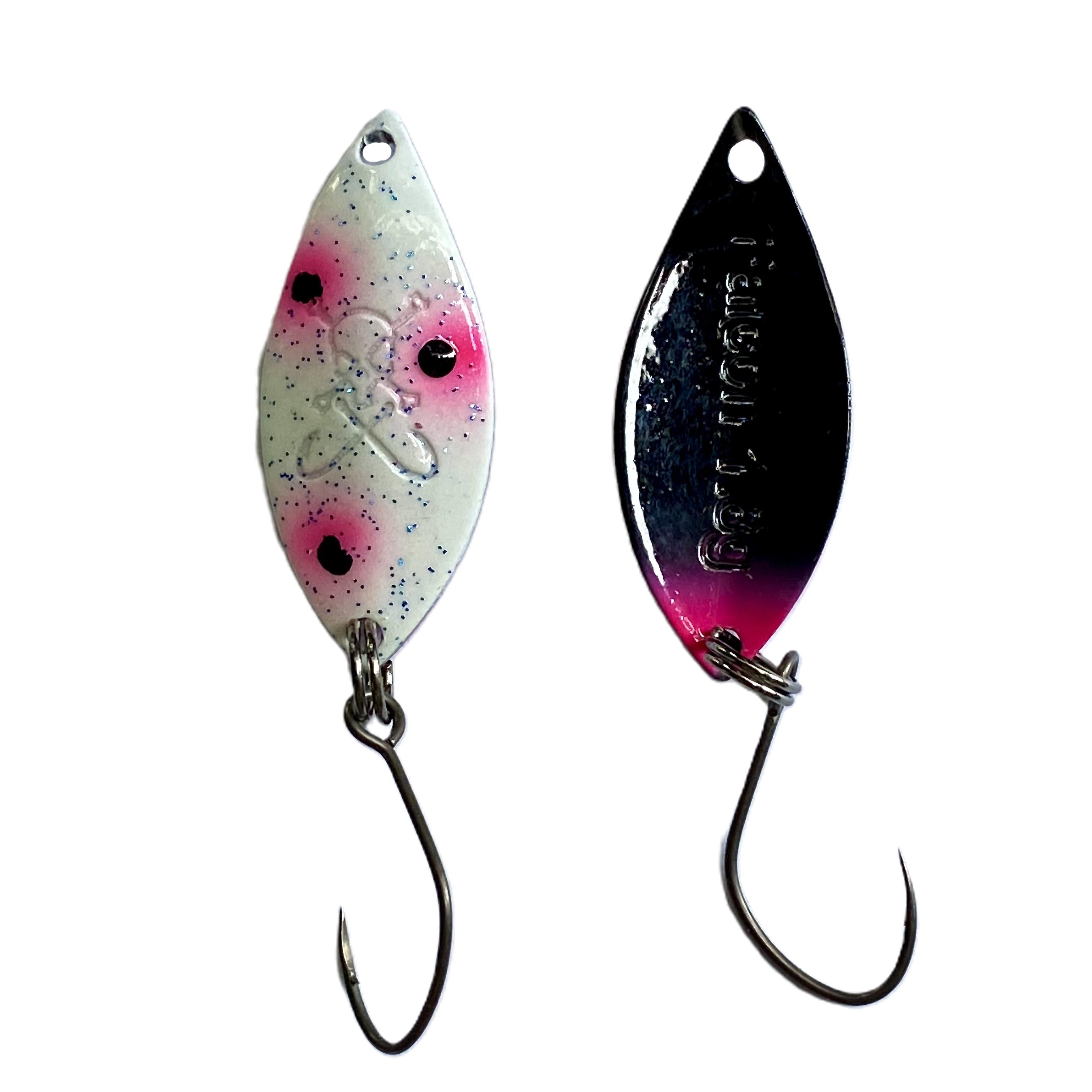 Forellenspoon Falcon mit 1,8 Gramm, Farbe 9 (Glow in the dark)