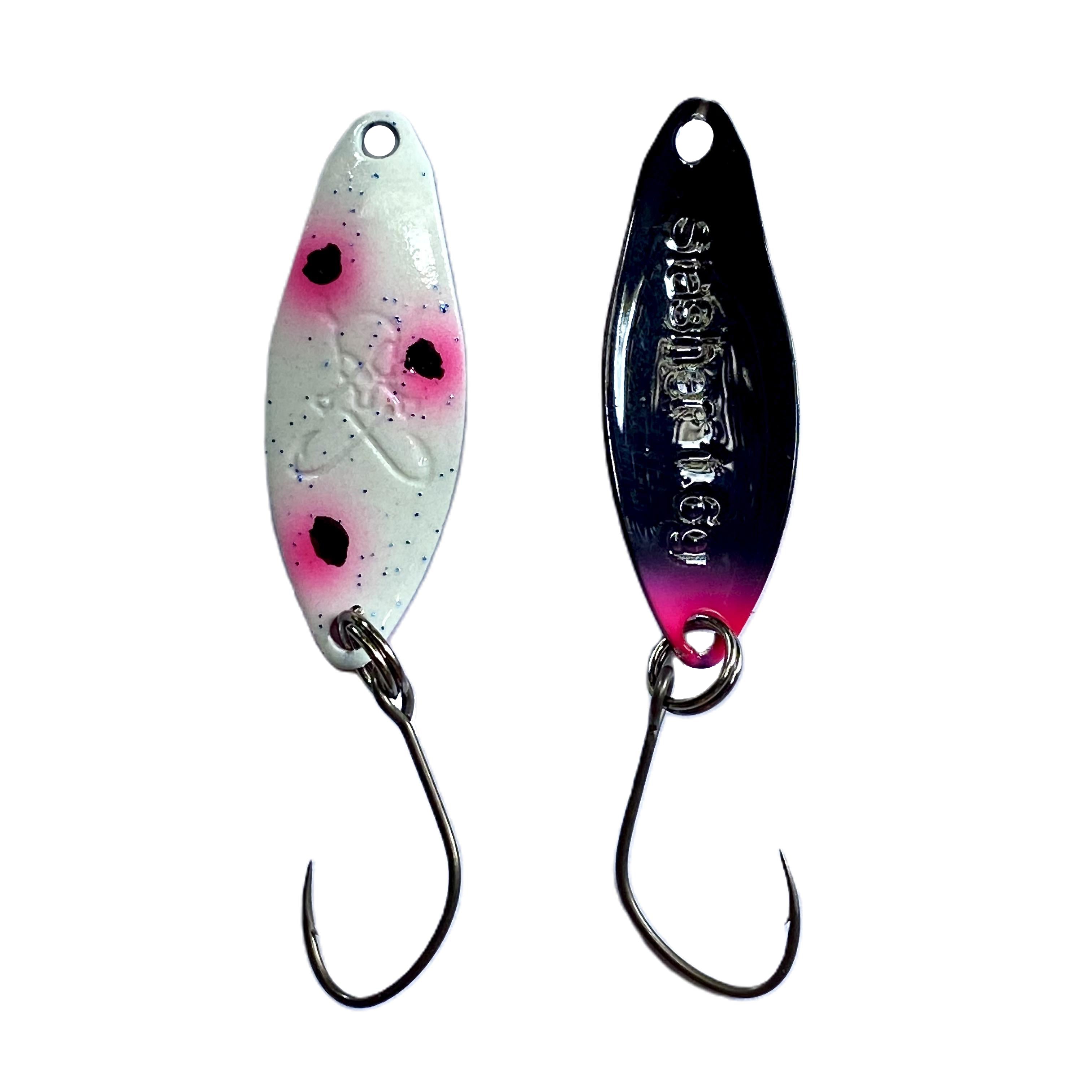 Forellenspoon Slasher mit 1,6 Gramm, Farbe 9 (Glow in the dark)