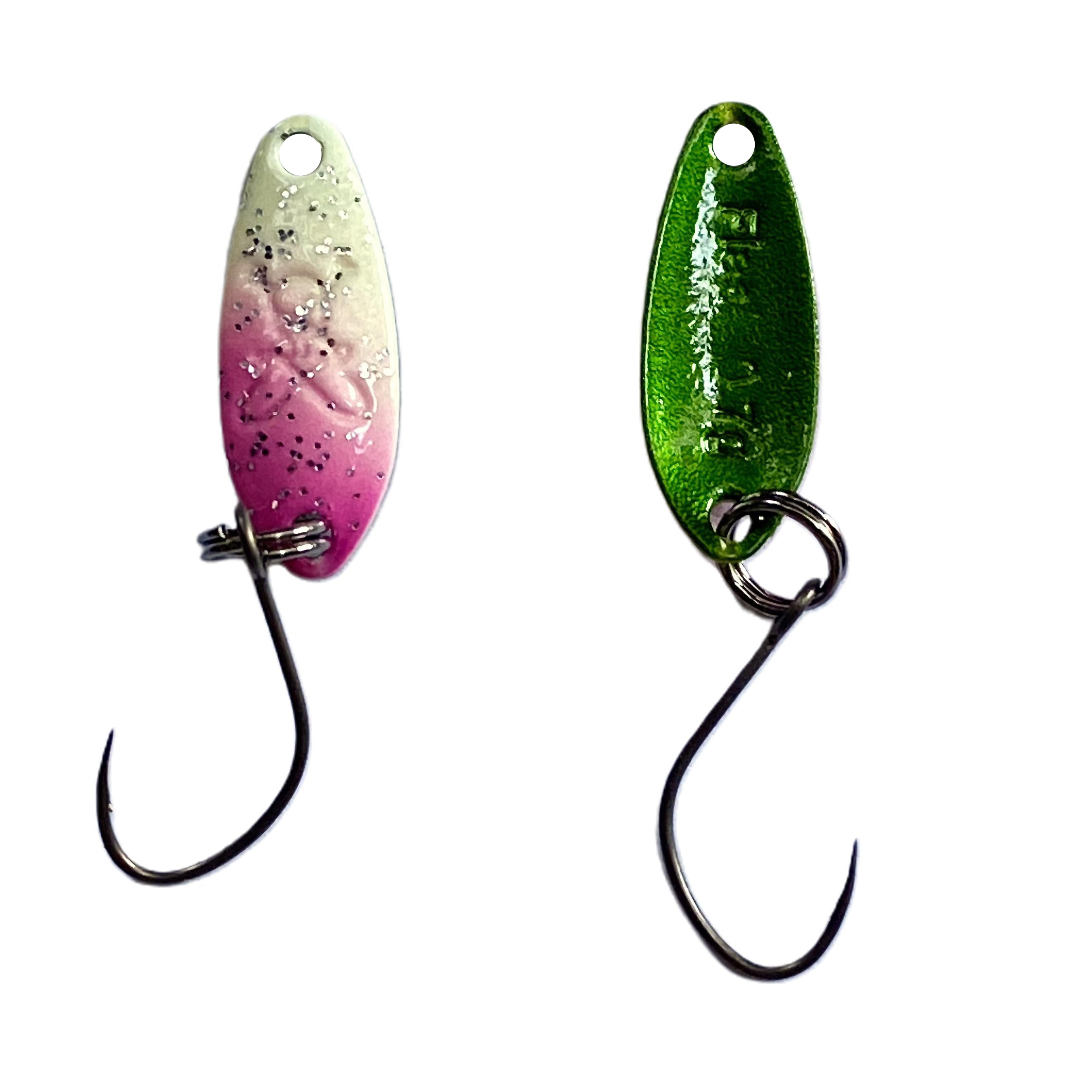 Forellenspoon Flash mit 0,7 Gramm, Farbe 10 (Glow in the dark)