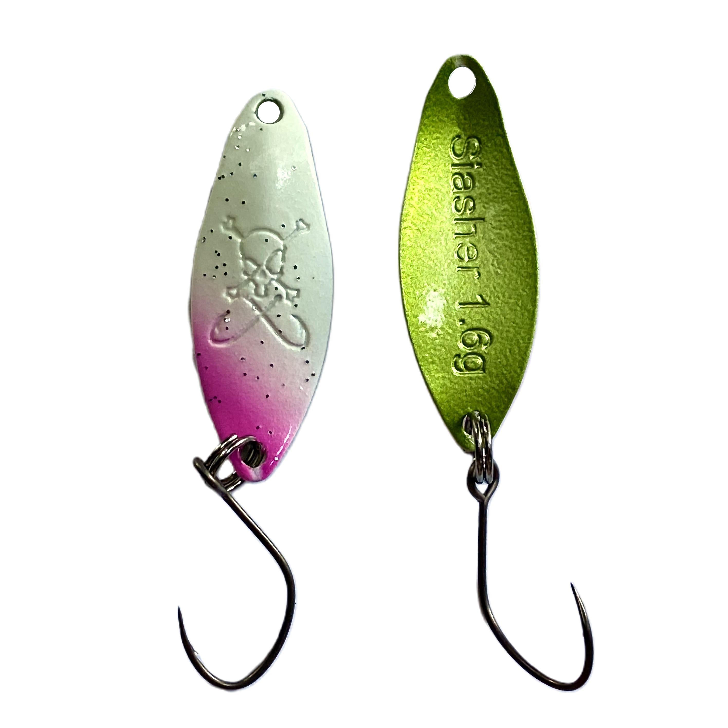 Forellenspoon Slasher mit 1,6 Gramm, Farbe 10 (Glow in the dark)