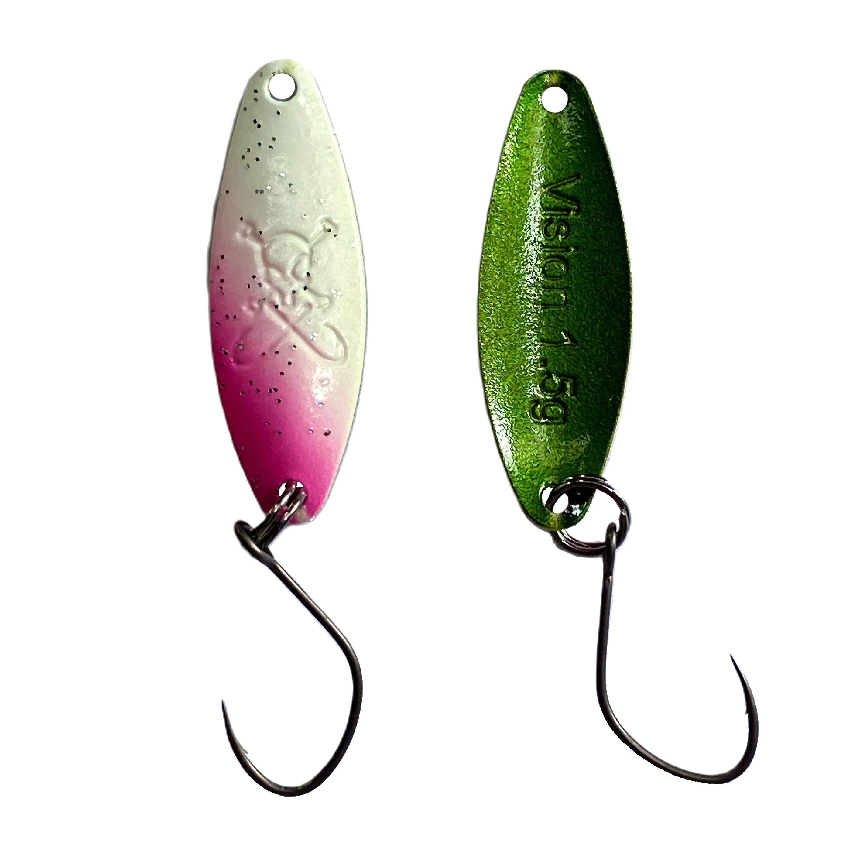 Forellenspoon Vision mit 1,5 Gramm, Farbe 10 (Glow in the dark)