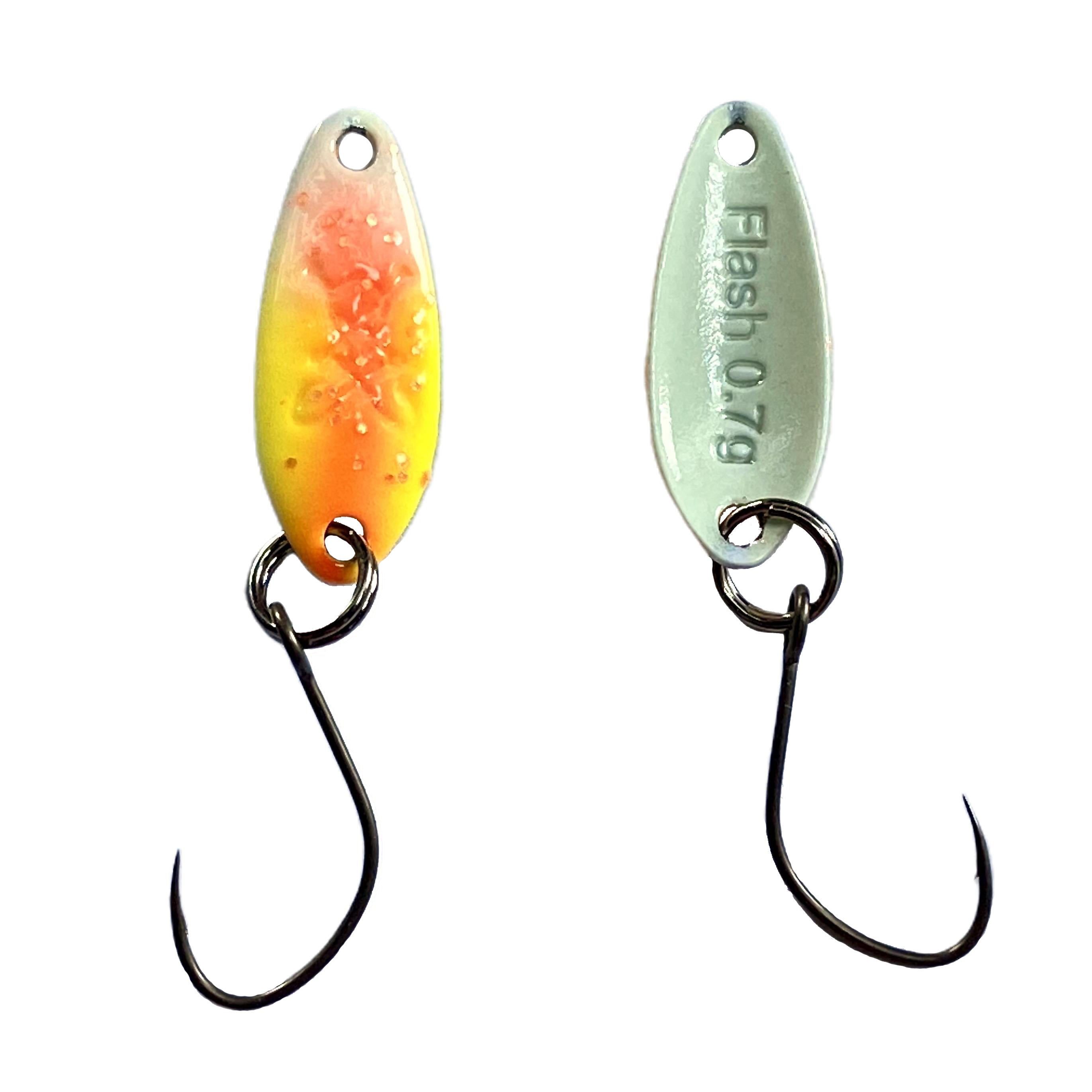 Forellenspoon Flash mit 0,7 Gramm, Farbe 11 (Glow in the dark)