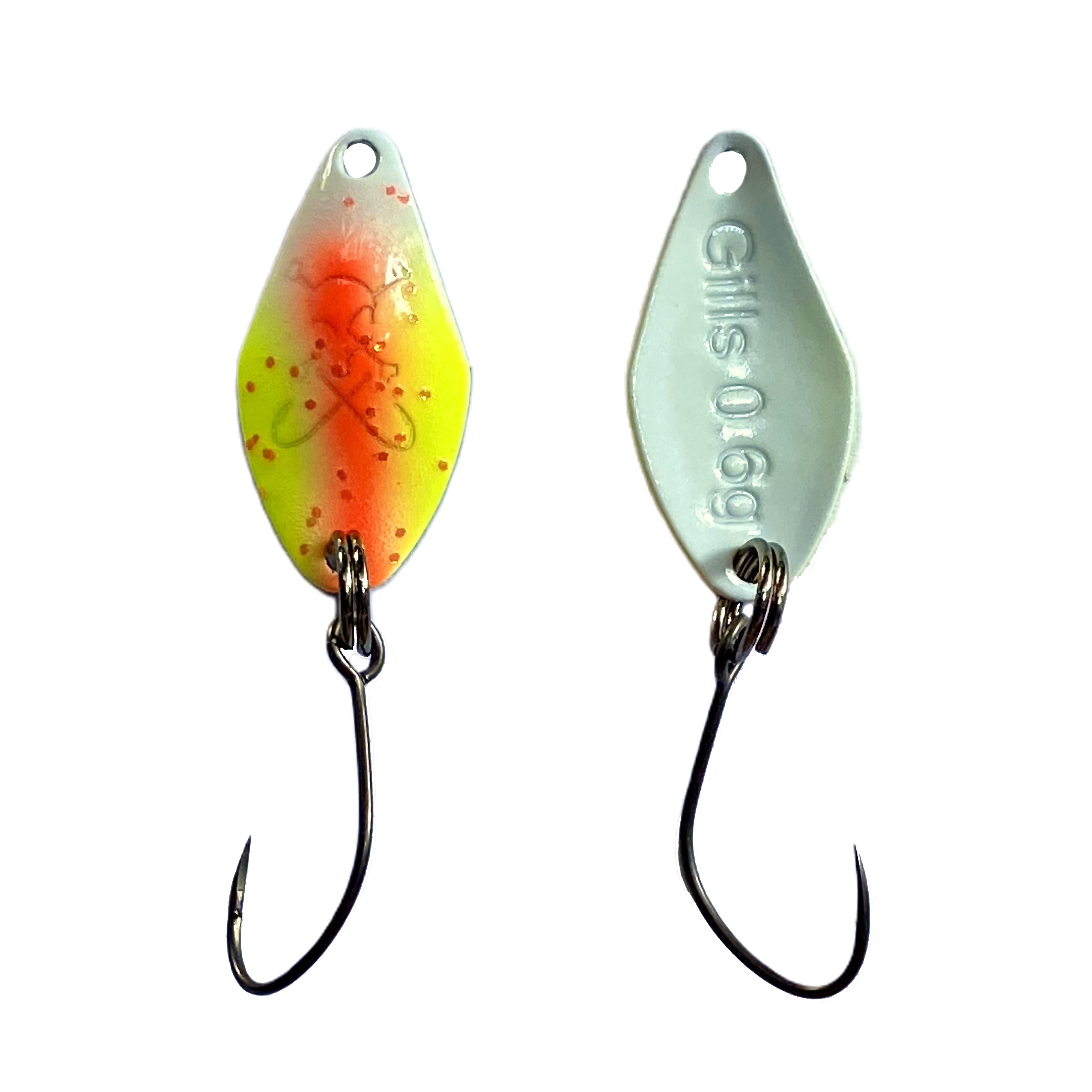 Forellenspoon Gills mit 0,6 Gramm, Farbe 11 (Glow in the dark)