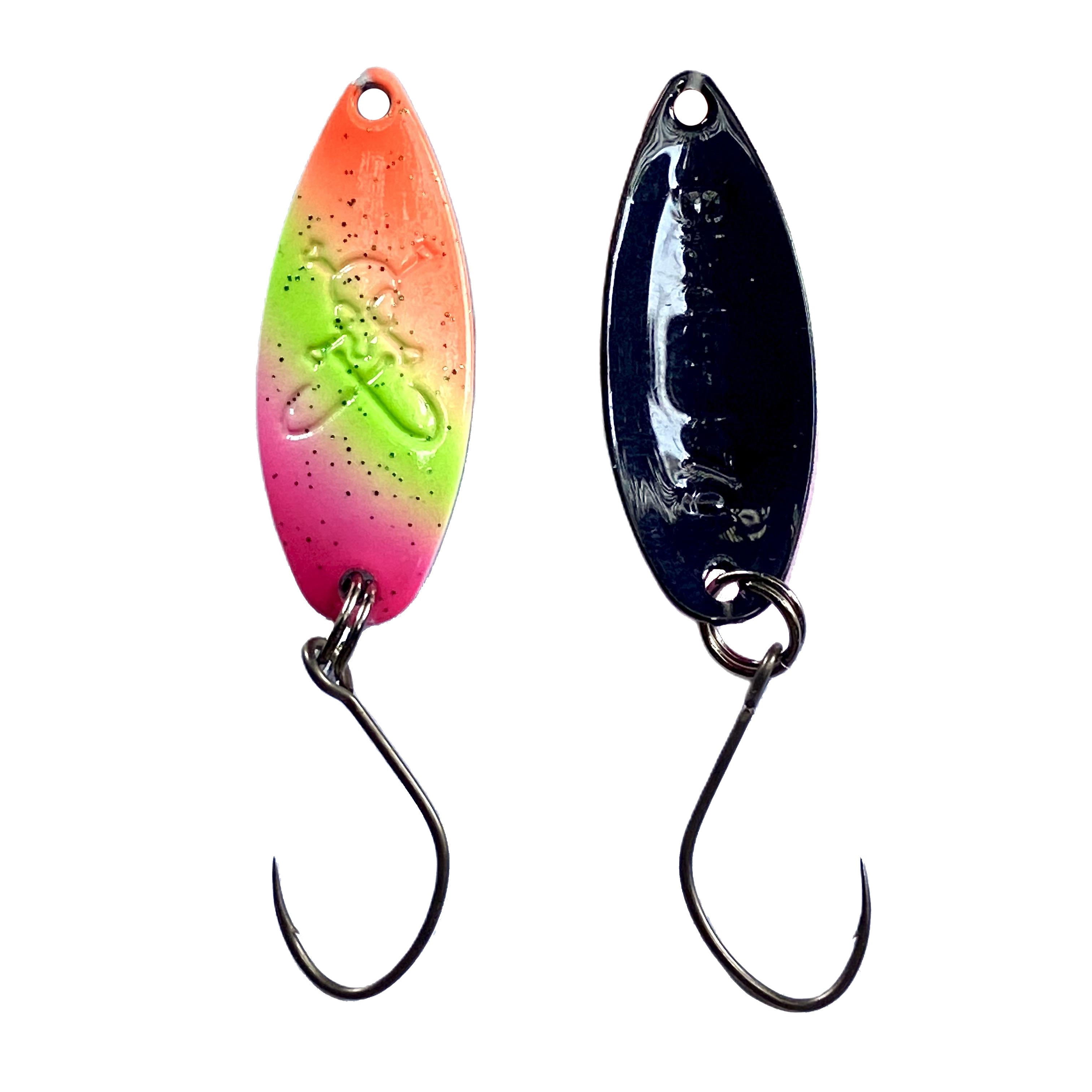 Forellenspoon Blader mit 1,7 Gramm, Farbe 12 (Glow in the dark)