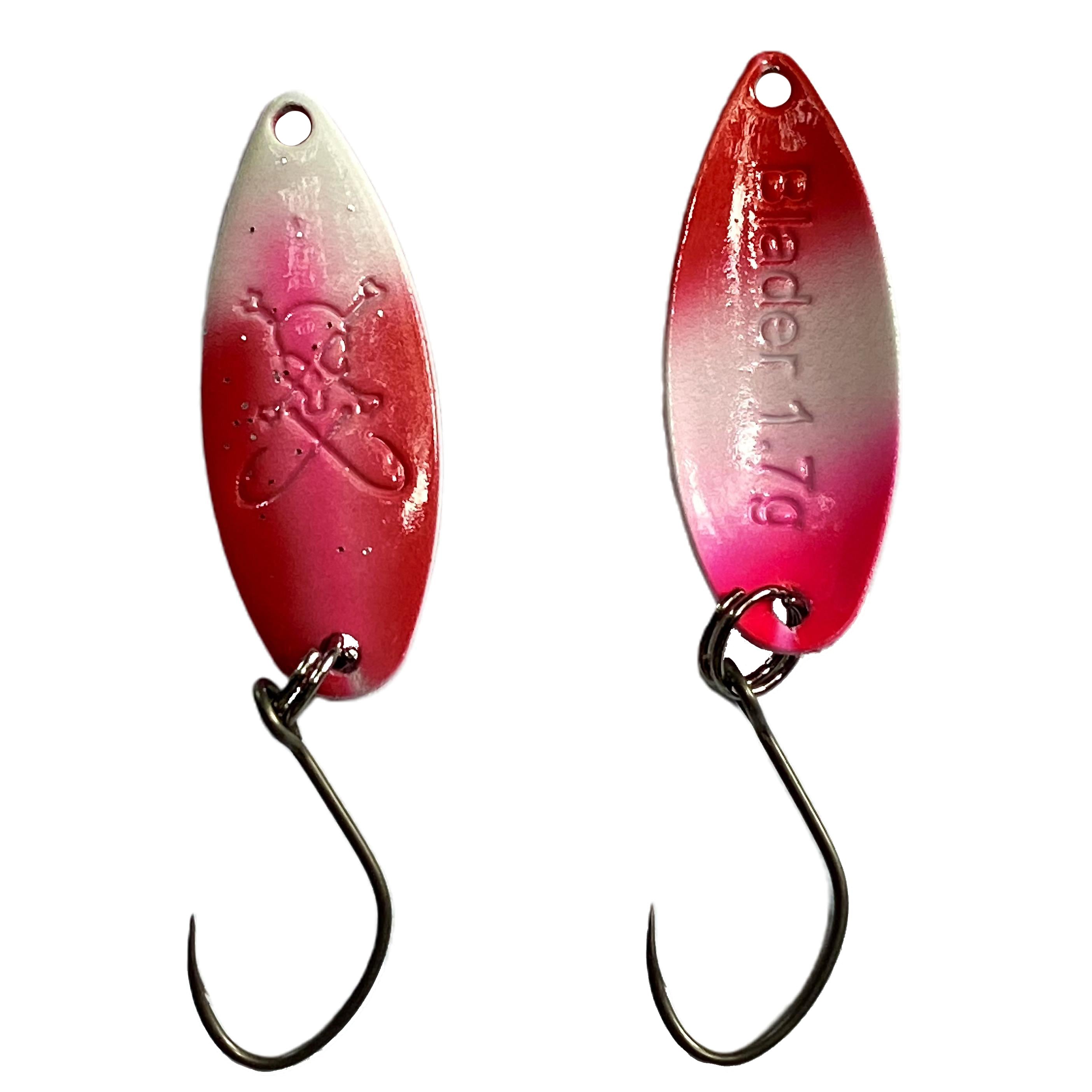 Forellenspoon Blader mit 1,7 Gramm, Farbe 15 (Glow in the dark)