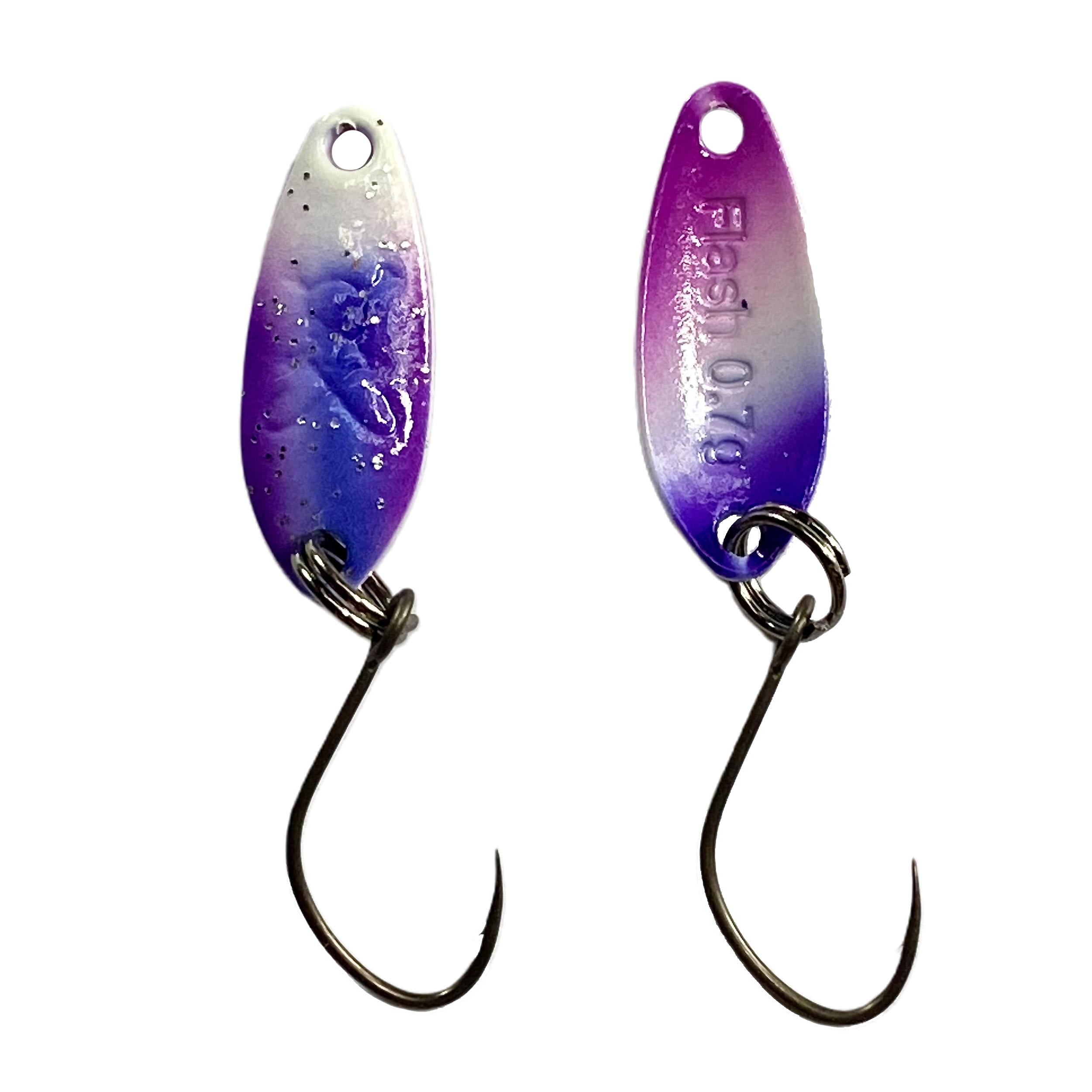 Forellenspoon Flash mit 0,7 Gramm, Farbe 16 (Glow in the dark)