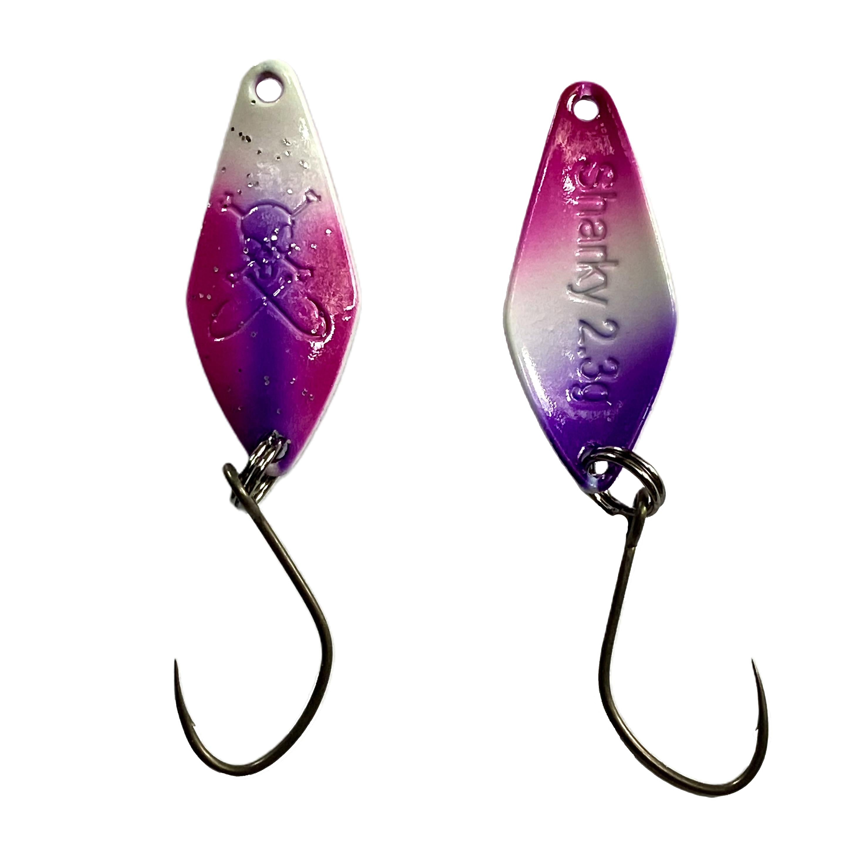 Forellenspoon Sharky mit 2,3 Gramm, Farbe 16 (Glow in the dark)