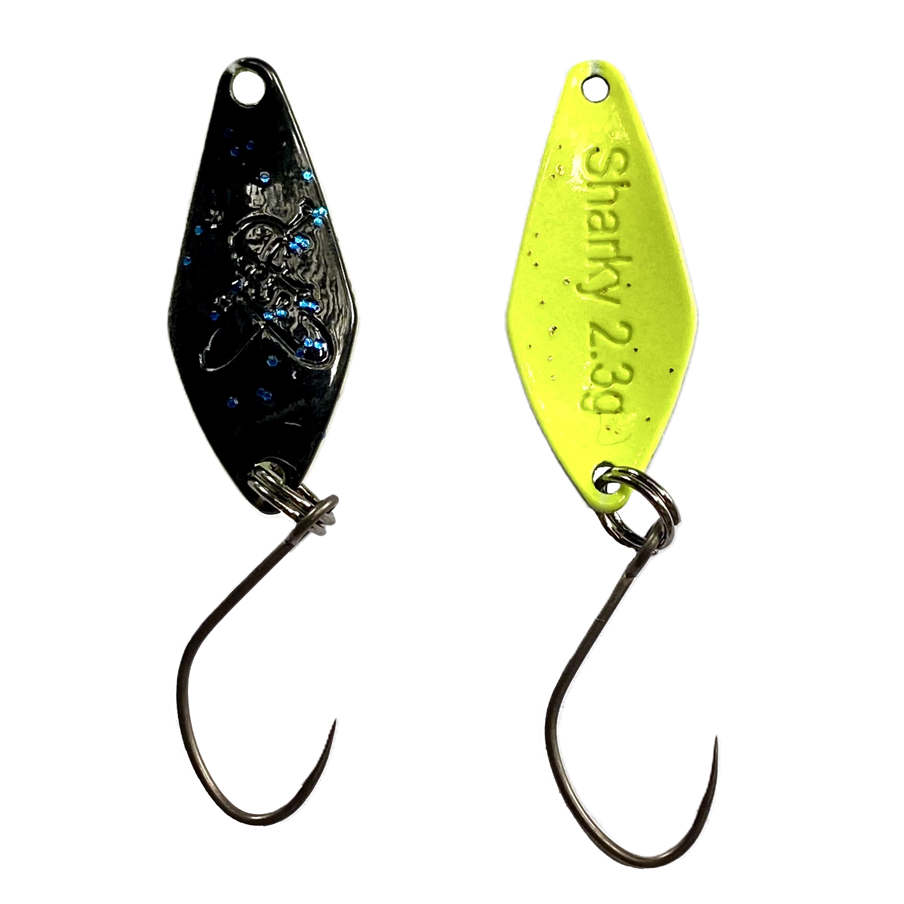 Forellenspoon Sharky mit 2,3 Gramm, Farbe 17 (Glow in the dark)