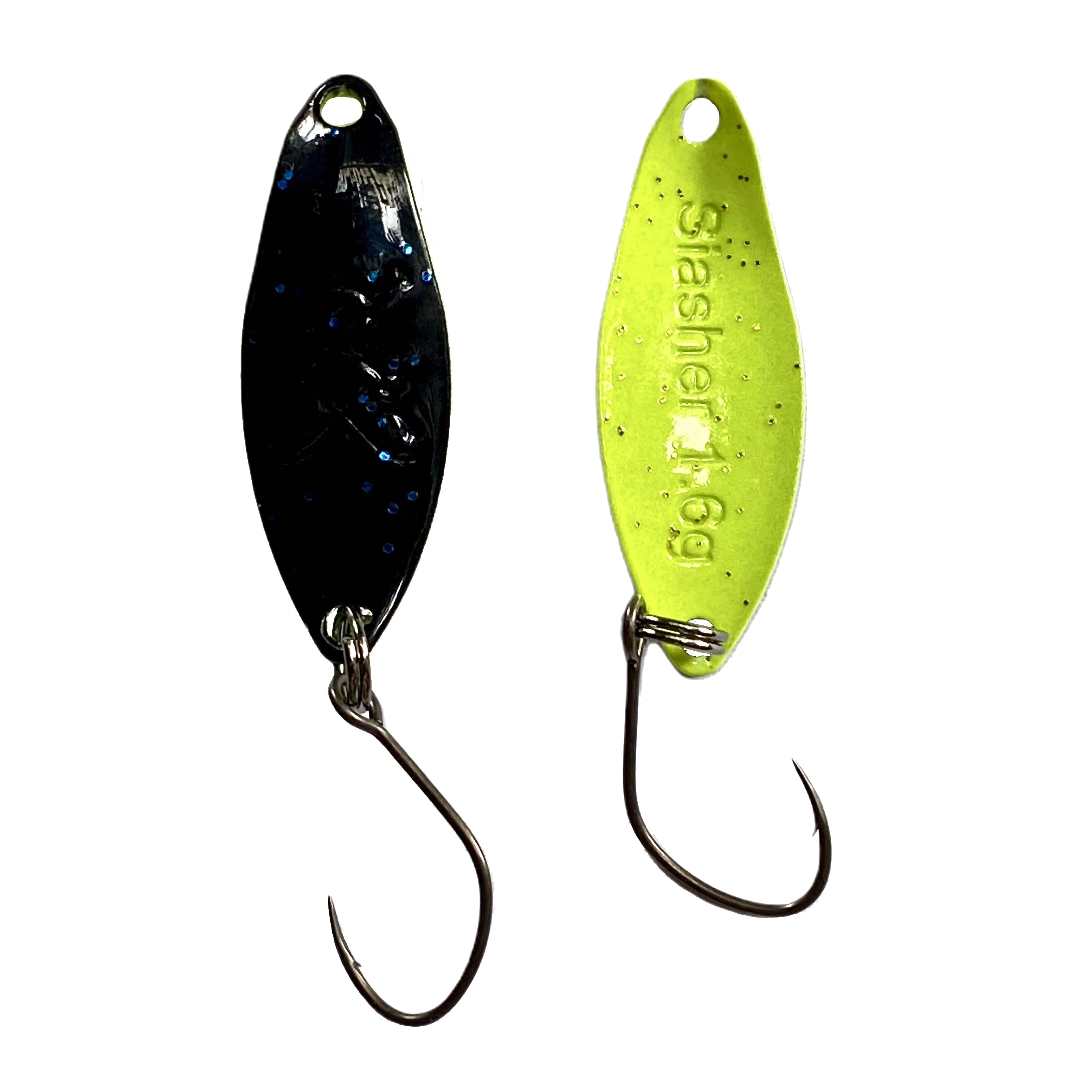 Forellenspoon Slasher mit 1,6 Gramm, Farbe 17 (Glow in the dark)
