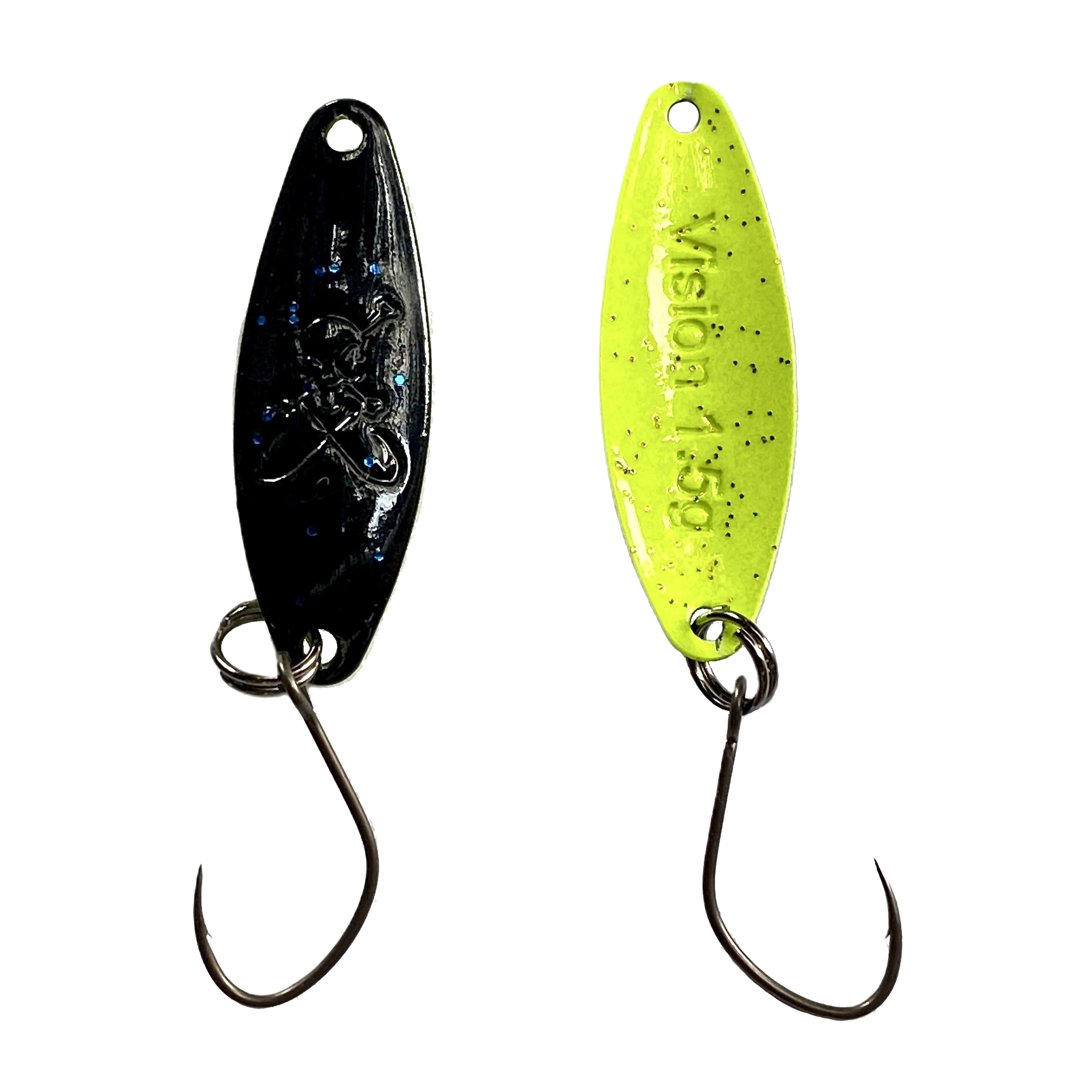 Forellenspoon Vision mit 1,5 Gramm, Farbe 17 (Glow in the dark)