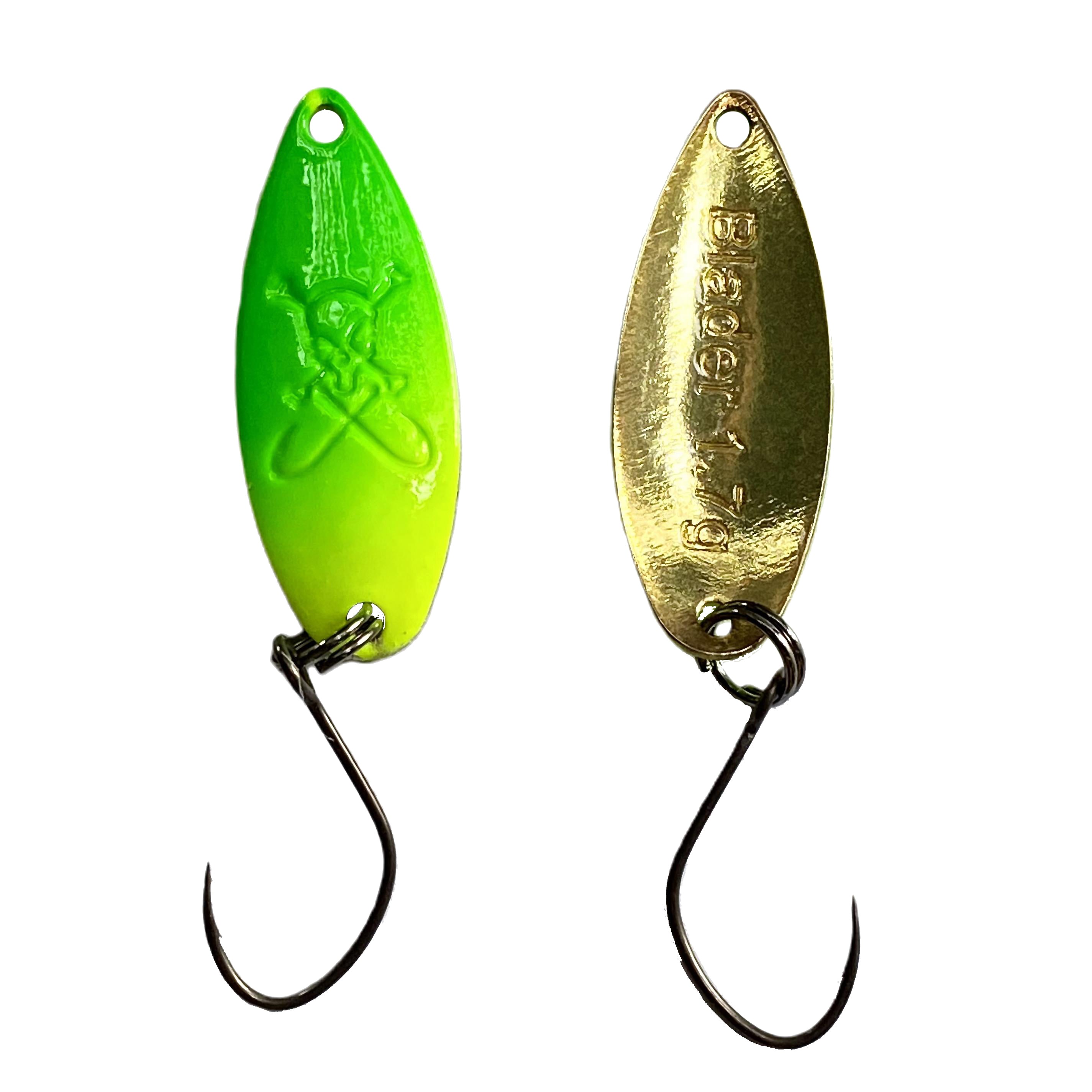 Forellenspoon Blader mit 1,7 Gramm, Farbe 18 (Glow in the dark)