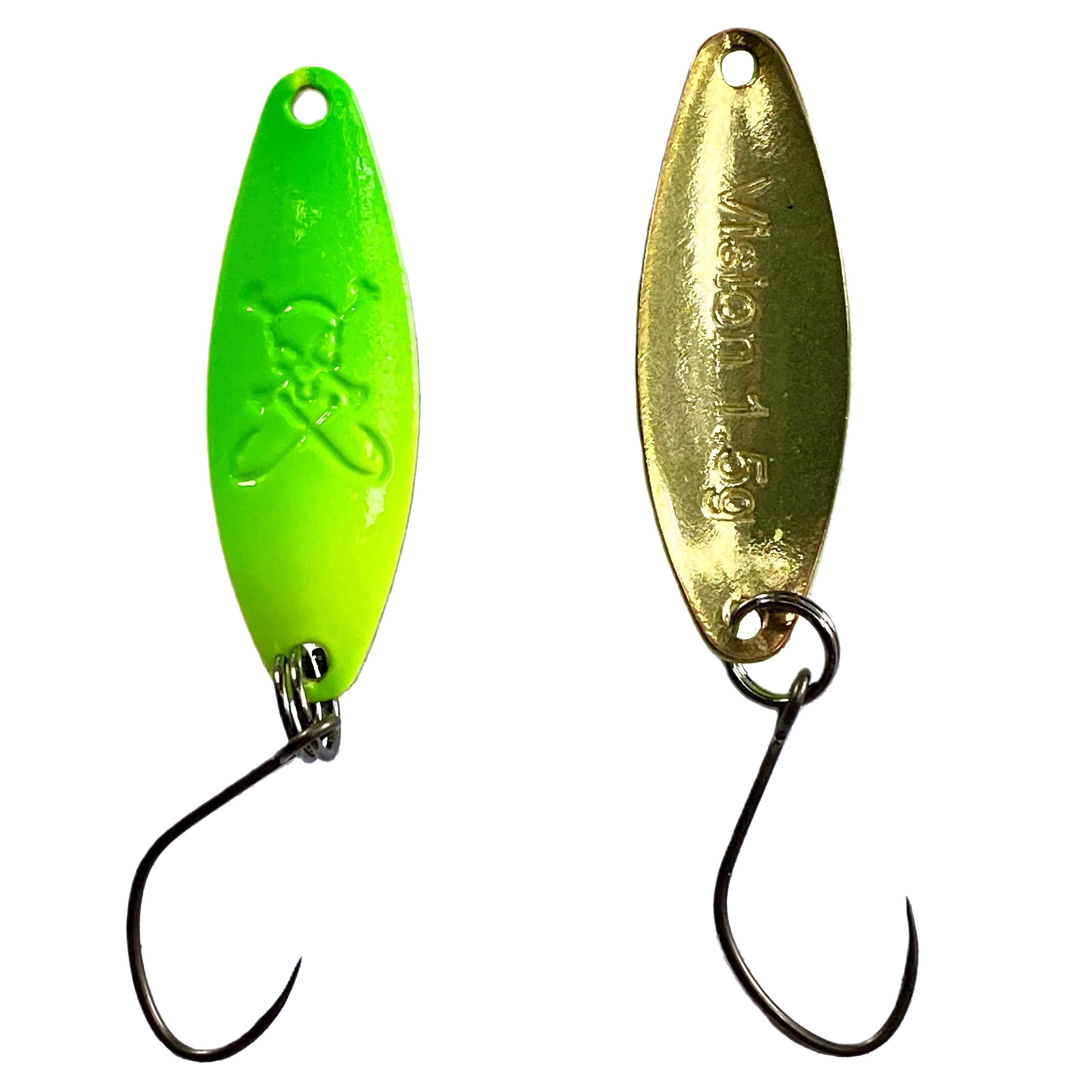 Forellenspoon Vision mit 1,5 Gramm, Farbe 18 (Glow in the dark)