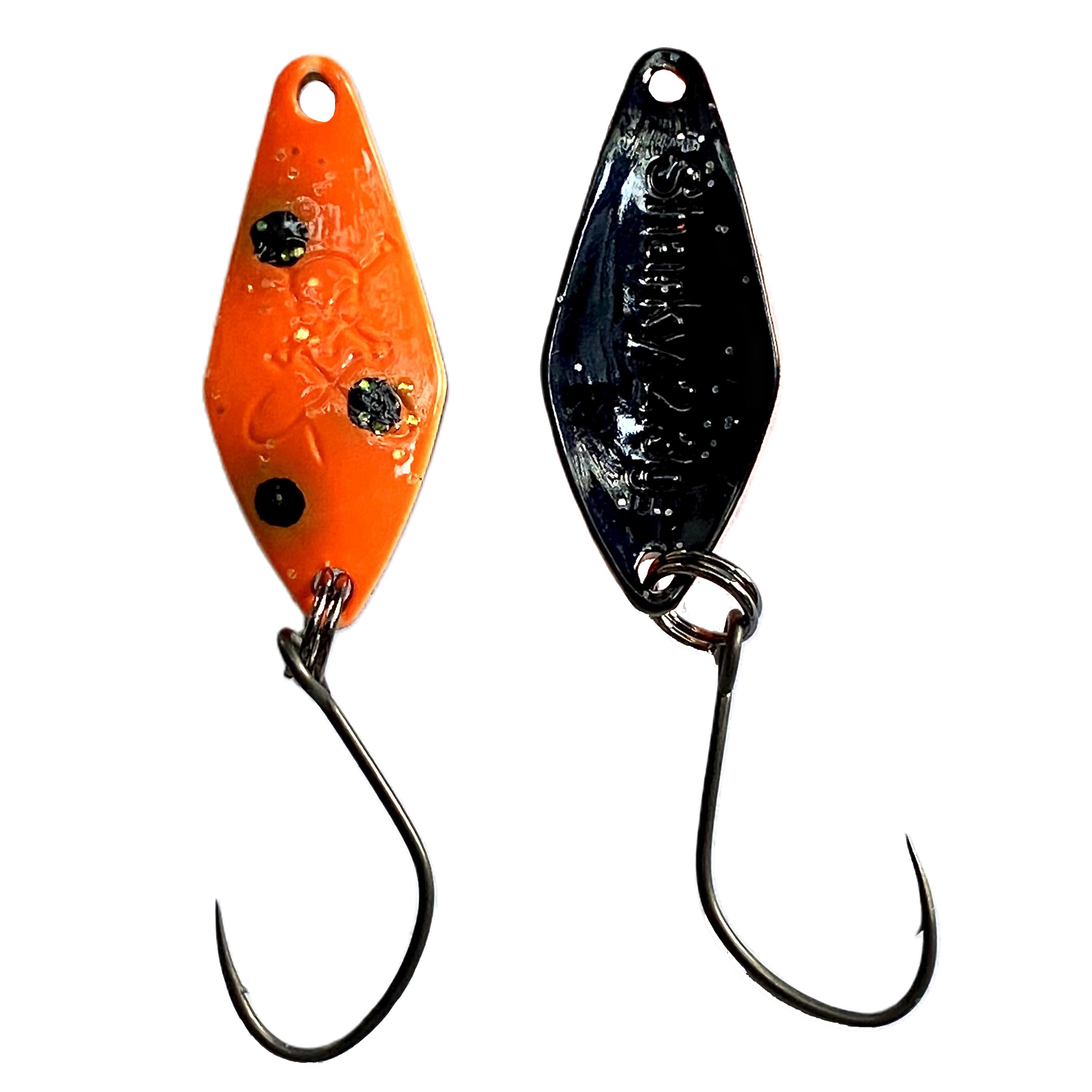 Forellenspoon Sharky mit 2,3 Gramm, Farbe 19 (Glow in the dark)