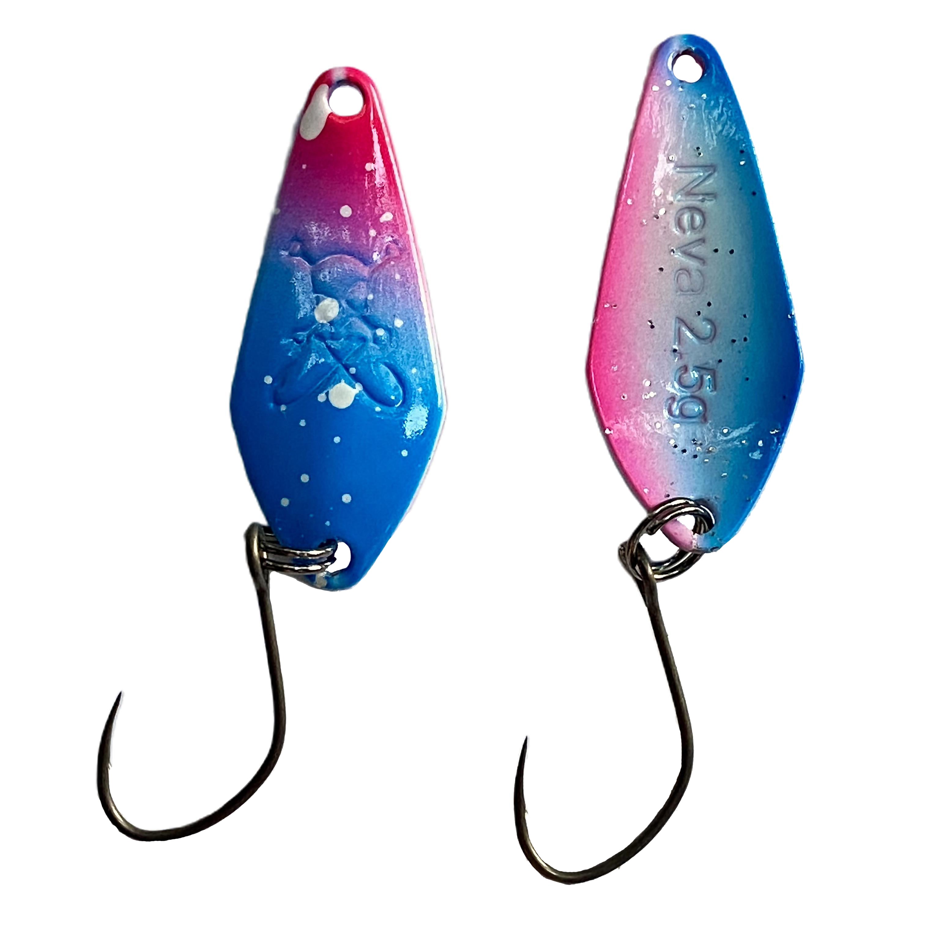 Forellenspoon Neva mit 2,5 Gramm, Farbe 20 (Glow in the dark)