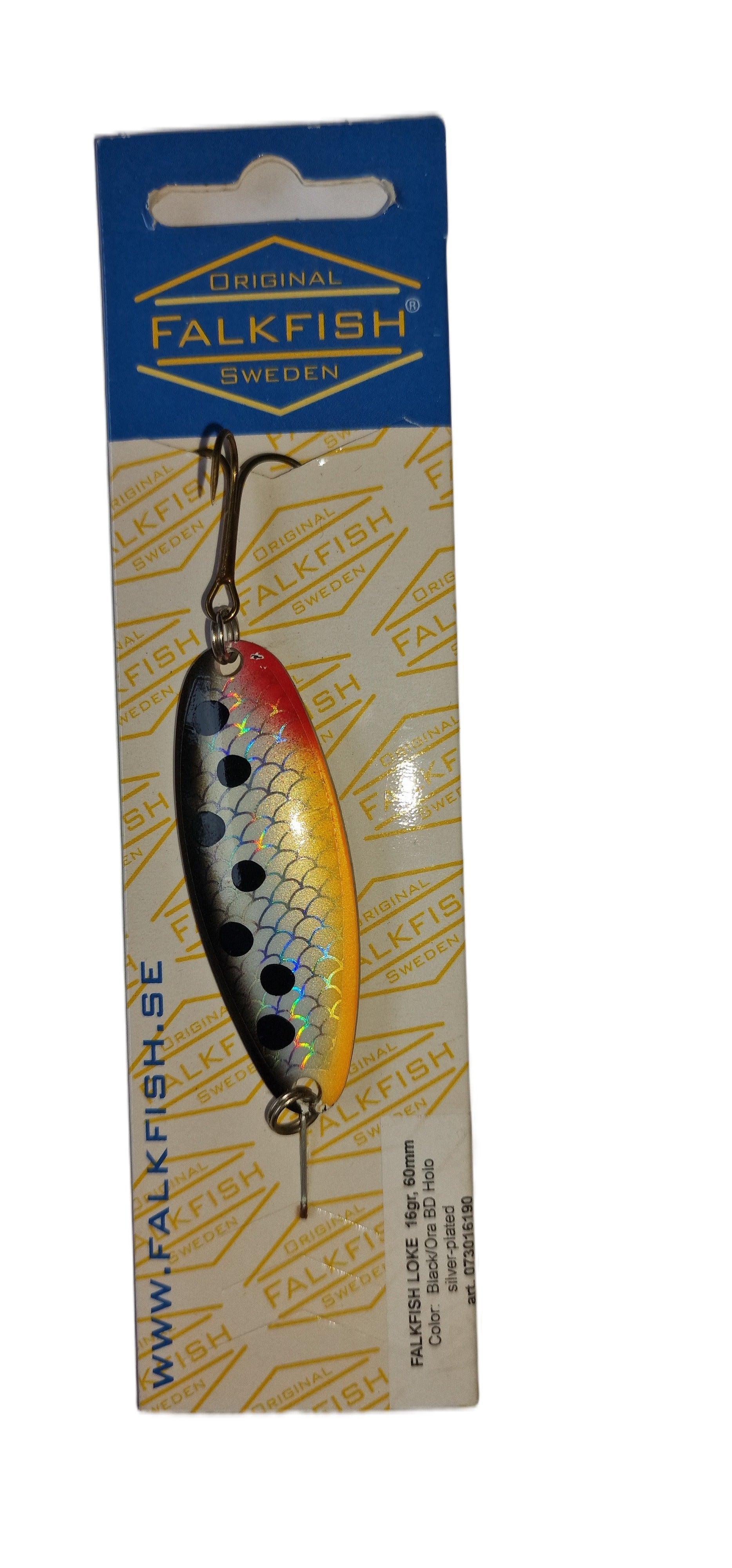 Falkfish Loke 16 Gramm - 60 mm in Black Orange