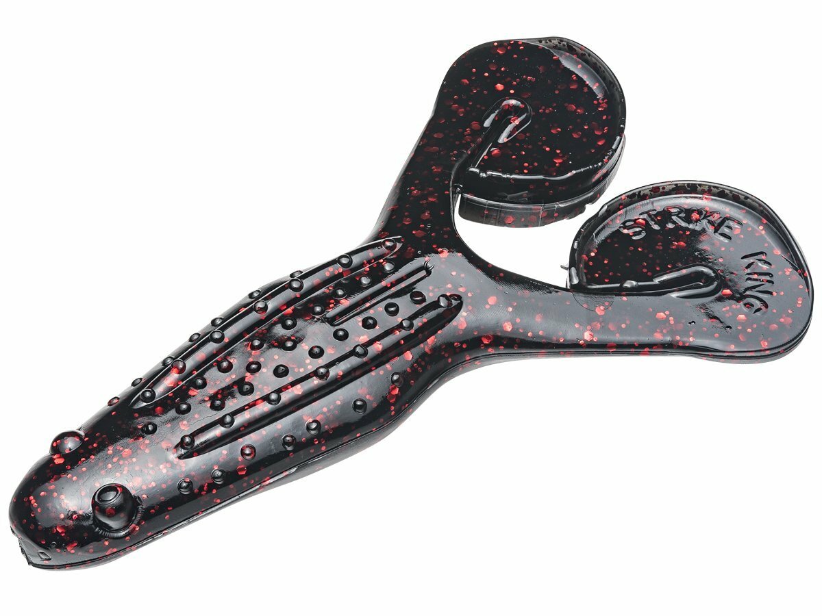 Strike King Rage Toad in Black Neon